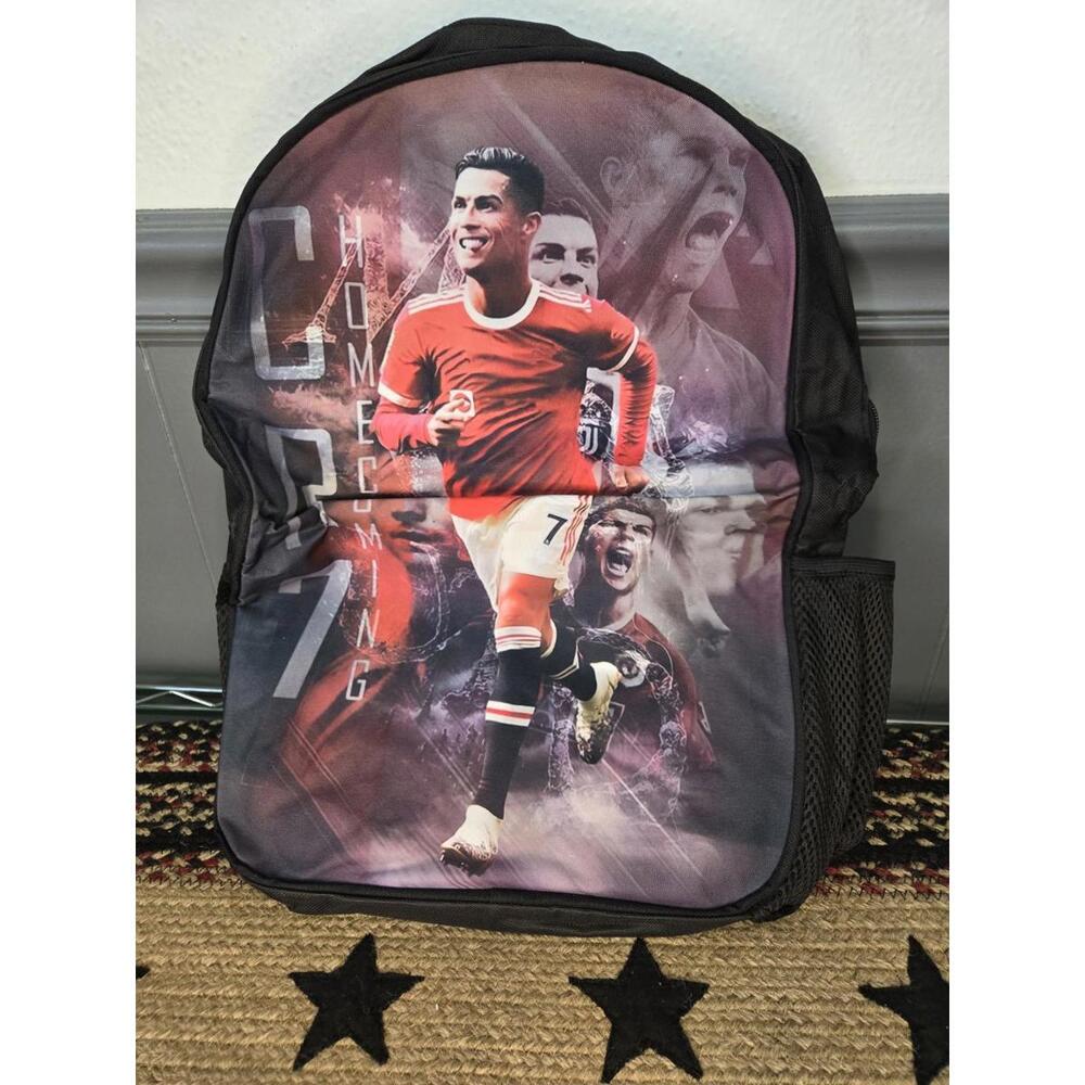 Cristiano Ronaldo CR7 Theme Backpack For School or Laptop